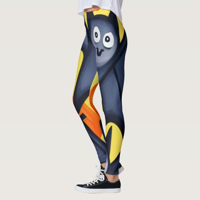 Legging Bats e Pumpkins (Esquerda)