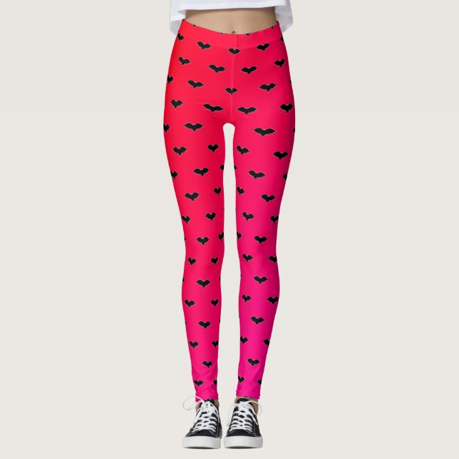 Legging Bats Pequenos Rosa (Frente)