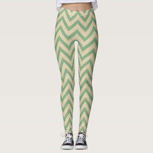 Legging Bay Leaf Spice Moods Chevrons