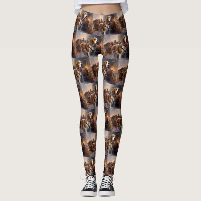 Legging Beagle Christmas Fesason Season (Frente)