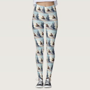 Legging Beagle Natal neve inverno