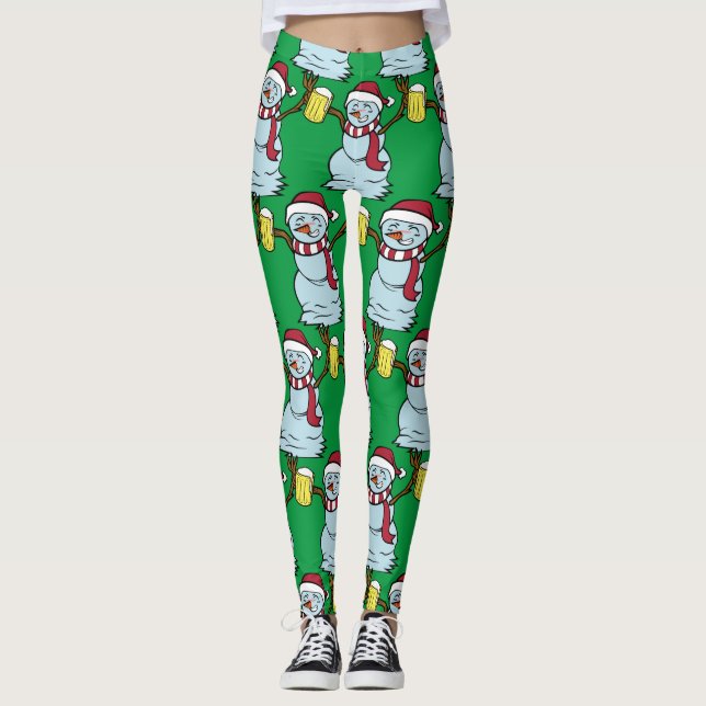 Legging Bebado de cerveja Snowman Thunder_Cove (Frente)