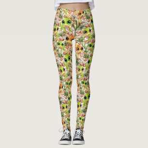 Legging Bebê Geckos Personagens de desenho animados