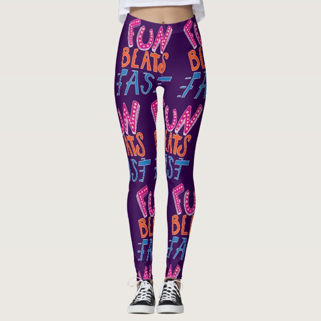 Legging Bebidas Diversas Rápidas (Frente)
