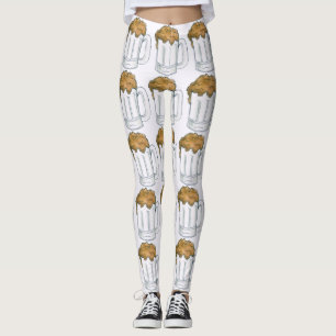 Legging Beer Bebendo Mug Ale Novelty Foodie Oktoberfest