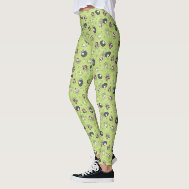 Legging Beetlesumo | Padrão De Tosse Chibi Cuta (Esquerda)
