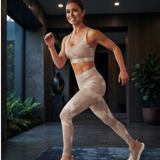 Legging Bege Neutro Nuvem