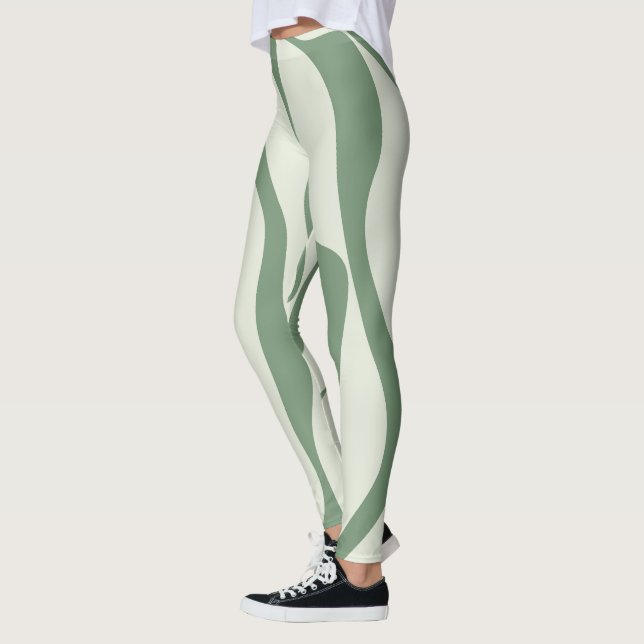 Legging Bei e Fluxo 4 em Verde (Esquerda)