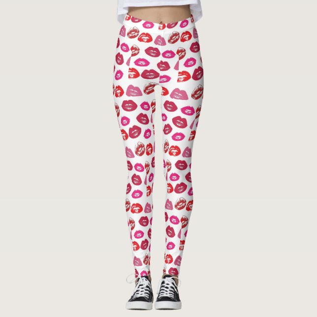 Legging Beijar lábios vermelhos Thunder_Cove (Frente)