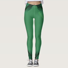 Legging Beije Me, Sou Irlandês Verde Ativo Geométrico