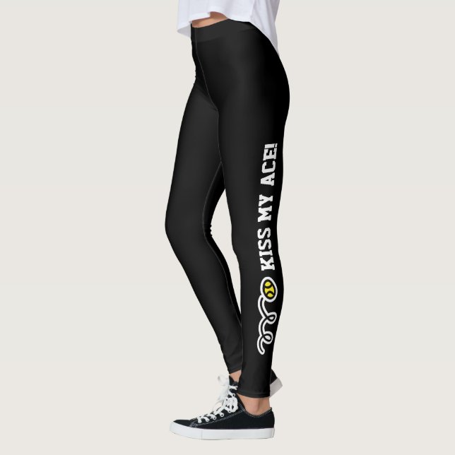 Legging Beije meu ás! Pernas escuras para tênis (Esquerda)