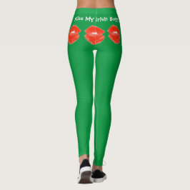 Legging Beije Minha Rua Verde Bumbum Irlandesa.