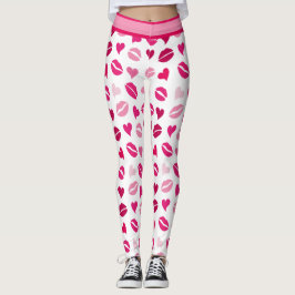 Legging Beijos e Corações
