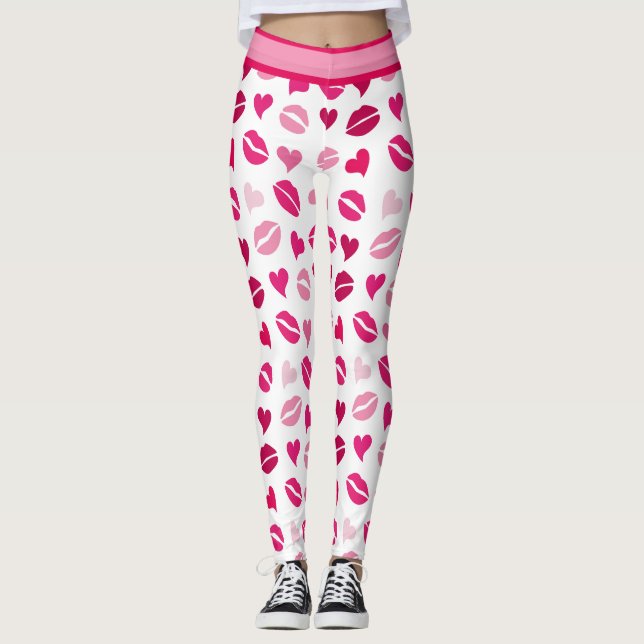 Legging Beijos e Corações (Frente)
