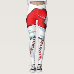 Legging Beisebol Natal Para Crianças Papais noeis De Bola 
