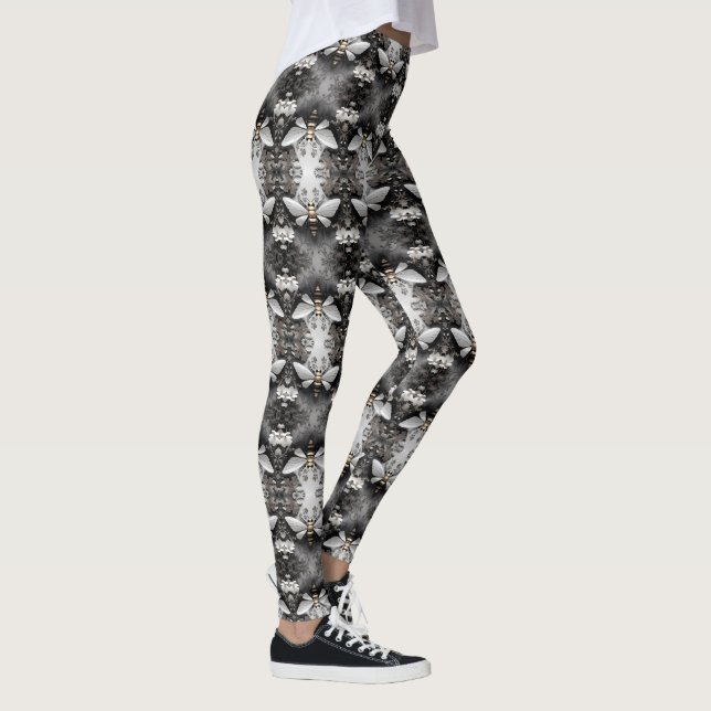 Legging Bela Dourada Colorida Bonita (Direita)