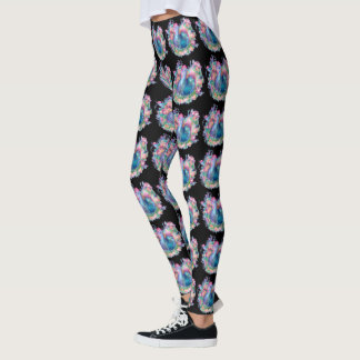 Legging Bela Galinha e Flores