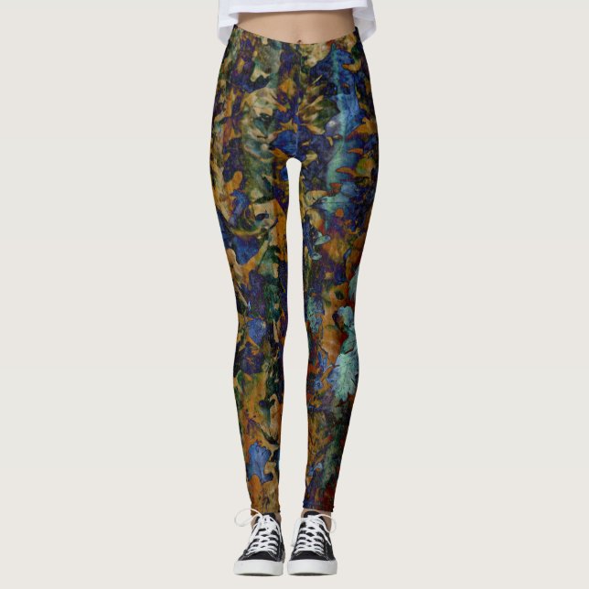 Legging Belas Artes de Folhas (Frente)