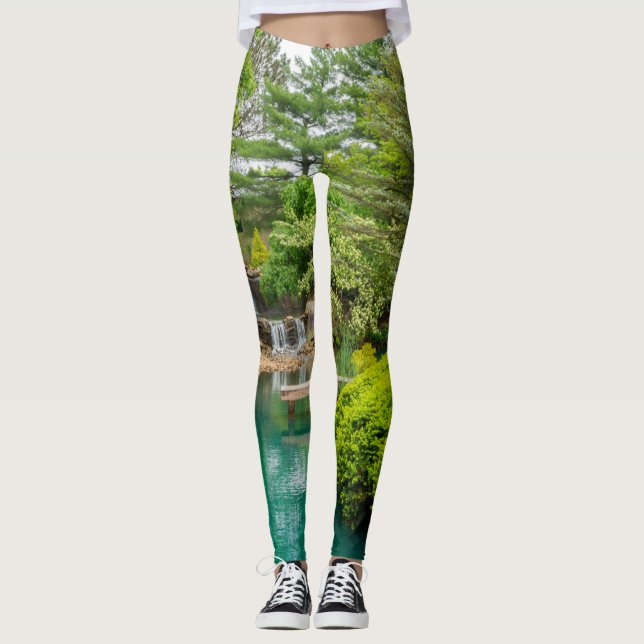 Legging Beleza Botânica primavera (Frente)