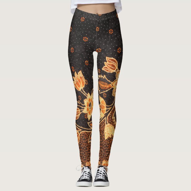 Legging Beleza de Batik, Indonésia malaia (Frente)