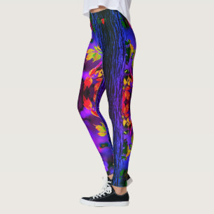 Legging BELLA DONNA! - Folhas roxas