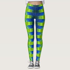 Legging Belo Abstrato de Alienígena Pavão