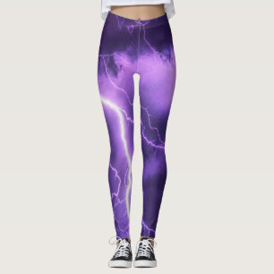 Legging belo céu, trovão