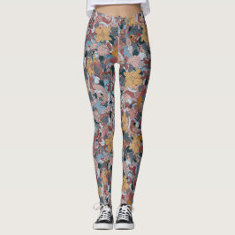 Legging Belo Design Floral Oriental