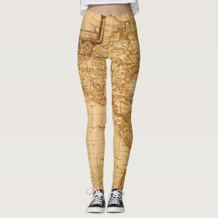 Legging Belo e velho mapa