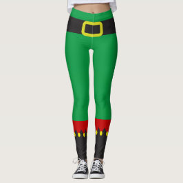 Legging Belo Elf Verde Novidade do Natal Vermelho