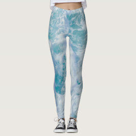 Legging belo mar ​ espuma ​