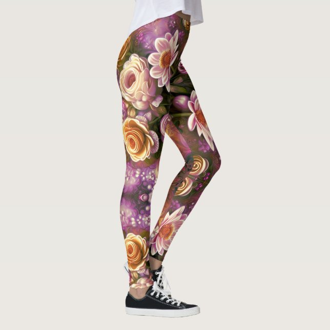 Legging Belo padrão de acrilato (Direita)