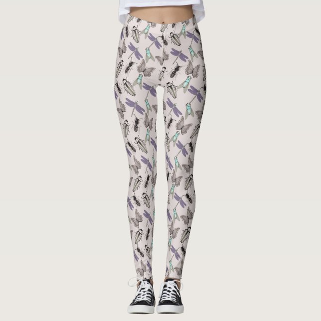 Legging Belo Padrão Floral (Frente)