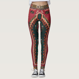 Legging Belo tapete antigo turco