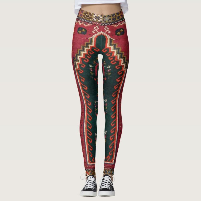 Legging Belo tapete antigo turco (Frente)