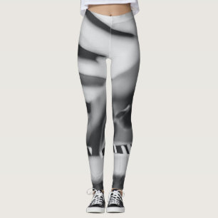 Legging Belo Trabalho de arte de Piano