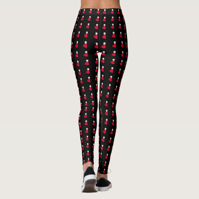 Legging Belo Vermelho Branco Vermelho-preto (Verso)