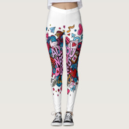 Legging Belos Namorados, coágulos especiais.