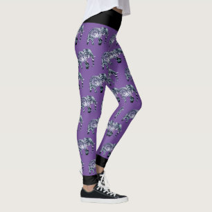 Legging Bem-Estar Animal - Silhueta de Elefante Fractal 2