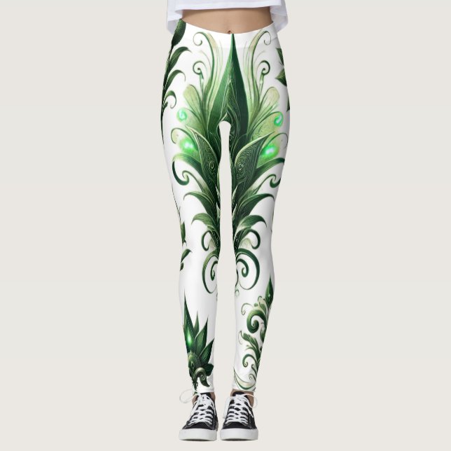 Legging "Bem Verde: Design público inspirado na Natureza" (Frente)