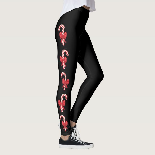 Legging Bengalas Festivas em Preto (Direita)