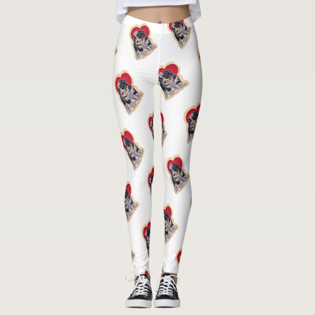 Legging Bernedoodle Preto-Bonito (Frente)