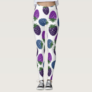 Legging Berries Coloridos: Padrão Multicolorido Sem Costur