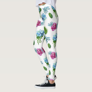 Legging Berries Rosa de Sobremesa   Boho Floral Botânico