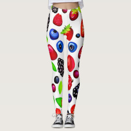 Legging Berry Burst: Padrão de Fruta