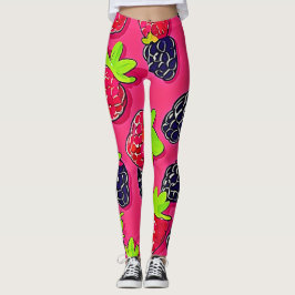 Legging Berry Patch: Design doce