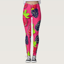 Legging Berry Patch: Design doce