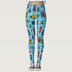 Legging Besouros em azul
