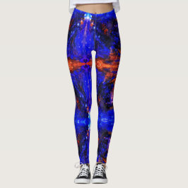 Legging Besta Azul Correndo Fogo