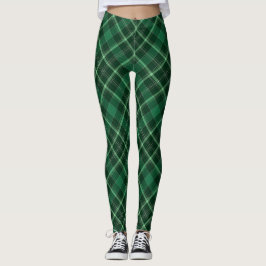 Legging Bhreacain Uaine